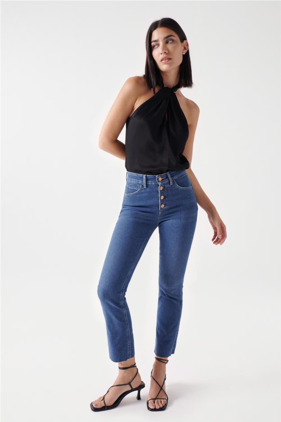 Mujer SALSA JEANS Pantalones Y Jeans | Tejano Salsa Jeans - Julia Martino Moda