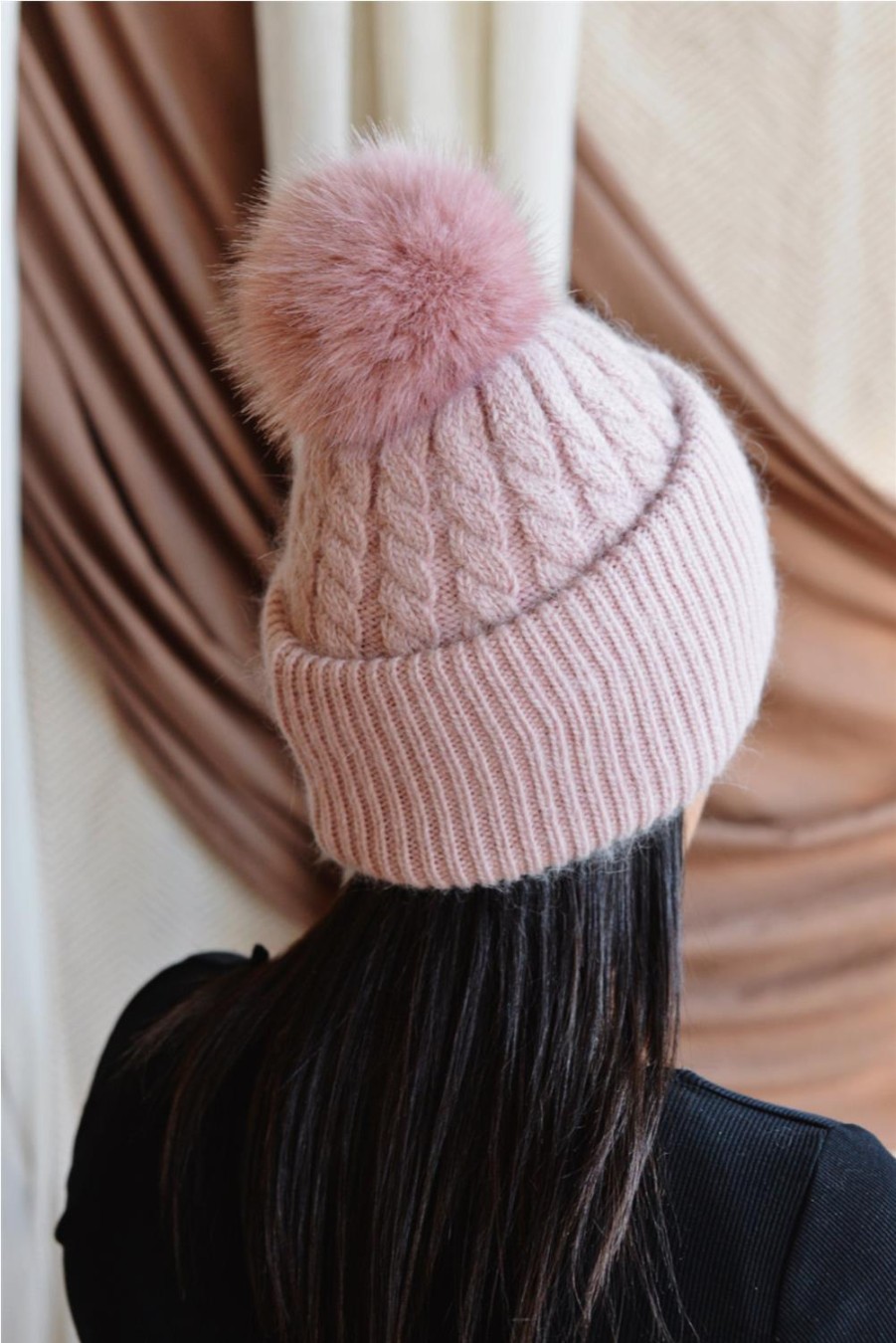 Mujer NOCO Fulares Y Bufandas | Gorro Lana Pompon Noco - Julia Martino Moda